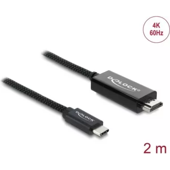 DELOCK USB USB-C HDMI videokaabel (DP Alt Mode) 2 m must