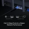 Lauaruuter MERCUSYS MR47BE — kolmeribalane Wi‑Fi 7 (2,4/5/6 GHz), 9300 Mbps, 3× RJ‑45, 2,5GbE, 6 välist antenni
