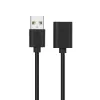 Pikenduskaabel USB AM-AF 1,8 m must