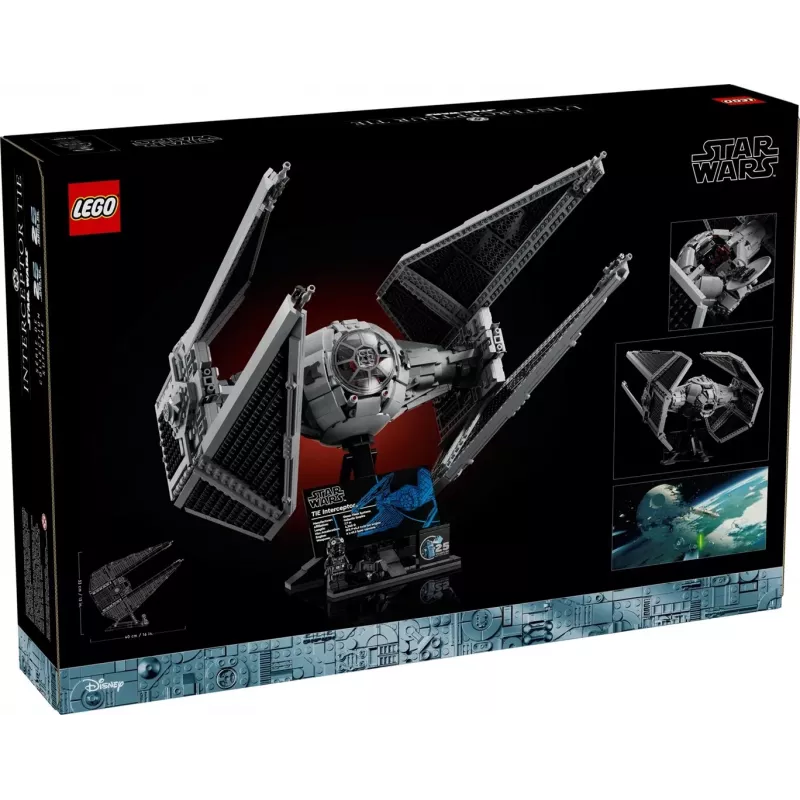 LEGO Star Wars Tie Interceptor mudel 75382 — üksikasjalik tähtvõitleja ehitus, 1931 tükki, 18+