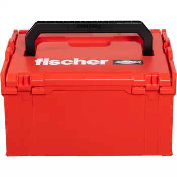 Tööriistakast FISCHER L-BOXX FLB 238 tühi, punane/must, modulaarne hoiukohver