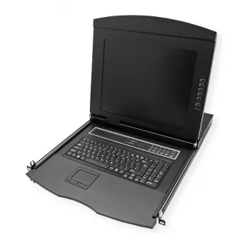 Rack-konsool VALUE 26.99.0163 — 17 tolli (43,2 cm) 1280×1024, USB klaviatuur ja hiir, 1U, must