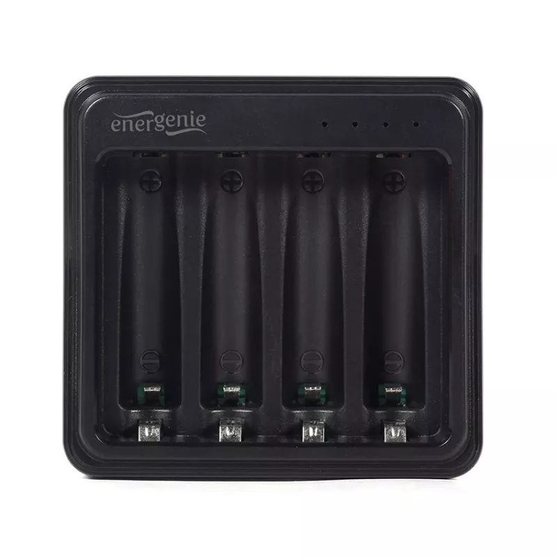 Akulaadija Gembird BC-USB-03 USB-ühilduv AA AAA must