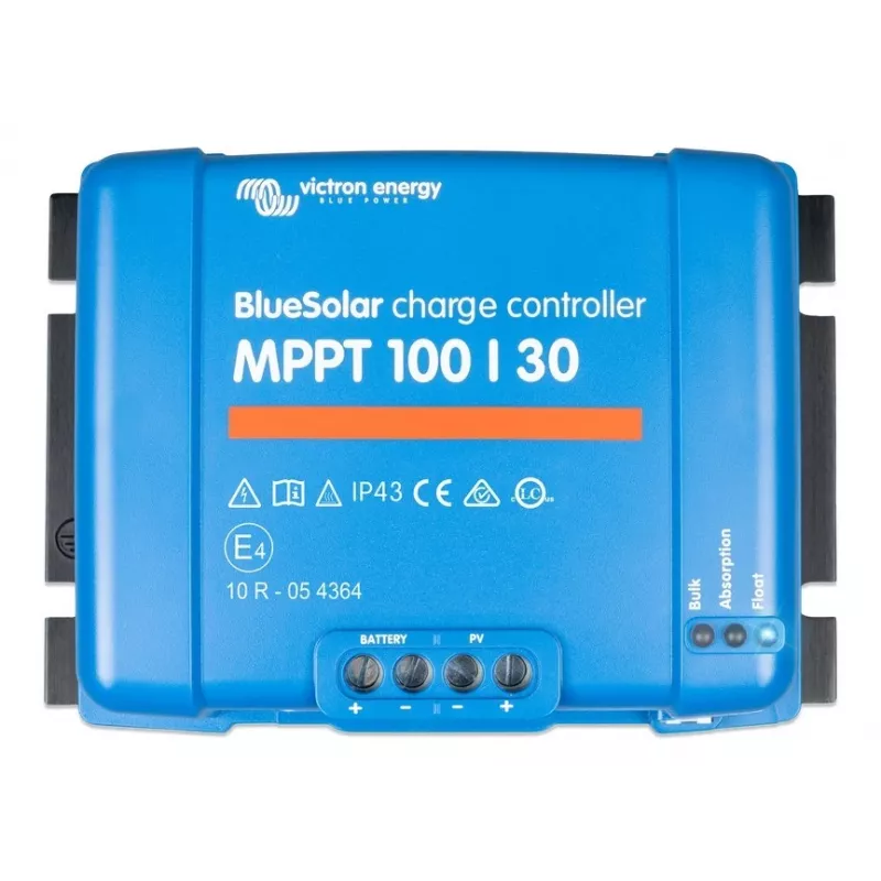 MPPT päikeseenergia laadimiskontroller Victron Energy BlueSolar 100/30 — 30A, 100V max PV