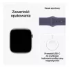 Apple Watch Series 11 GPS + Cellular 42mm hõbedane alumiiniumkorpus lilla udu spordirihmaga - M/L