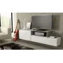 Cama TV-kapp SIGMA 3 180 valge/valge läikiv + sonoma tamm