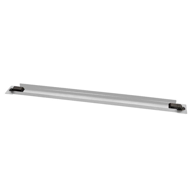 LogiLink Professional - riiuli pimepaneel - Hall, RAL 7035 - 1U - 48,3 cm (19 inch)