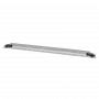 LogiLink Professional - riiuli pimepaneel - Hall, RAL 7035 - 1U - 48,3 cm (19 inch)