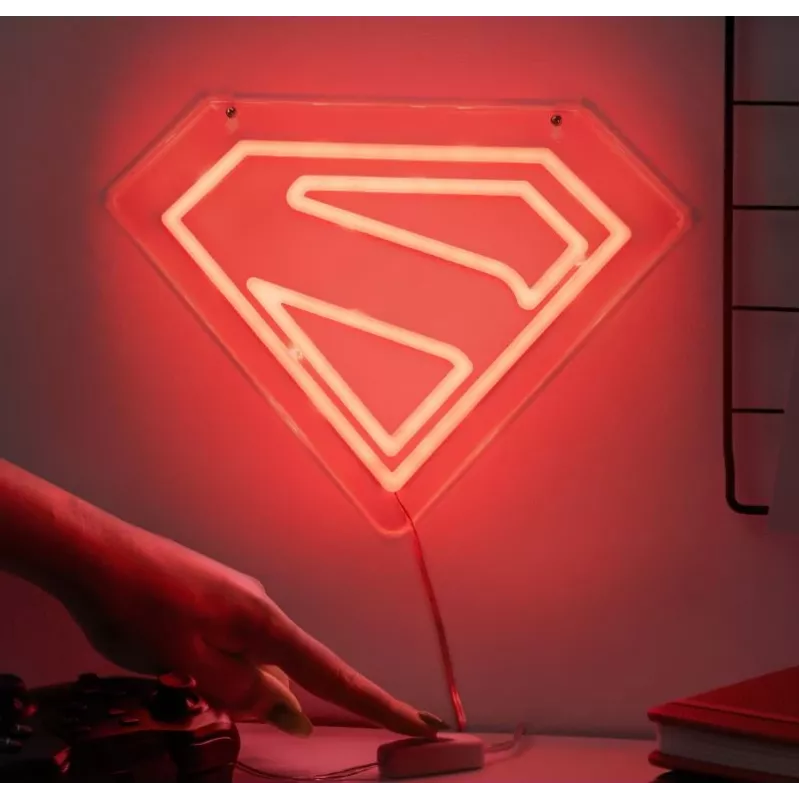 Seinale kinnitatav LED-neoonvalgusti Paladone Superman PP14478SMTVN, dekoratiivne seinamärk