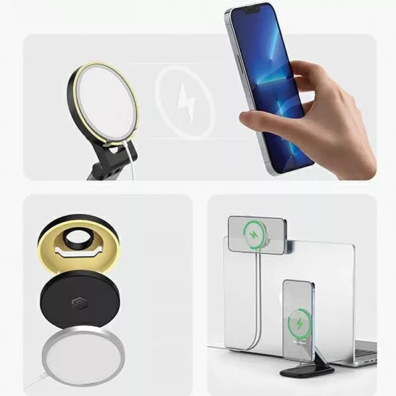 Magnetiline alus SODI BM-310 must MagSafe mobiilseadmetele