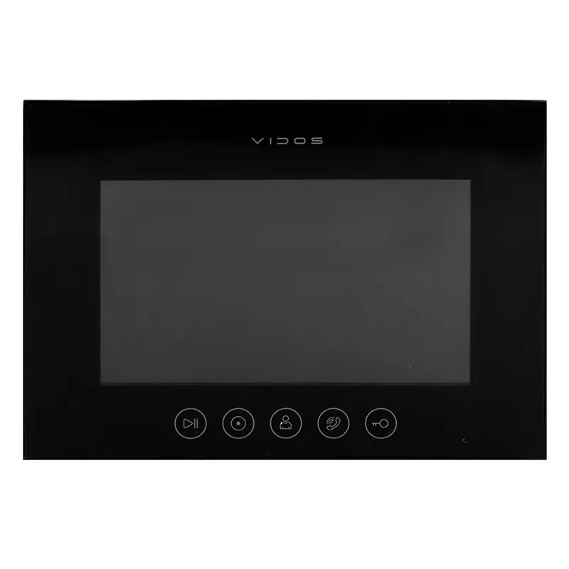 WiFi videonurtelefoni monitor VIDOS X M11B-X 7 inch LCD TFT-ekraan 1024x600 px Must