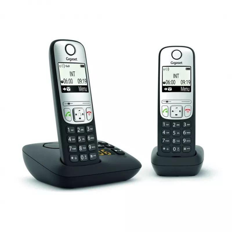 Juhtmeta telefon Gigaset A690 A Duo must