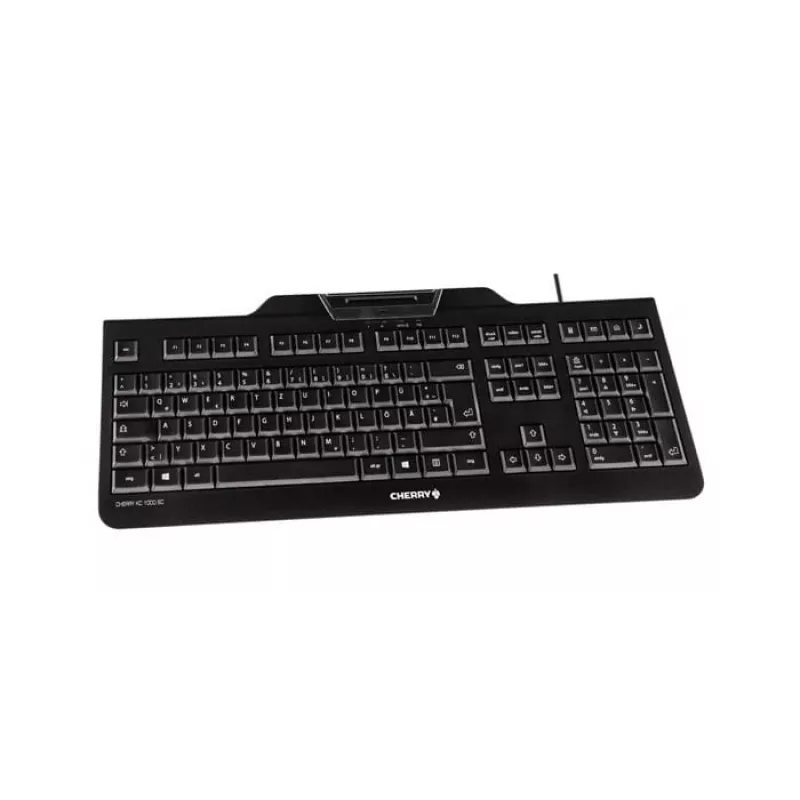 CHERRY KC 1000 SC klaviatuur USB QWERTZ Šveitsi Must