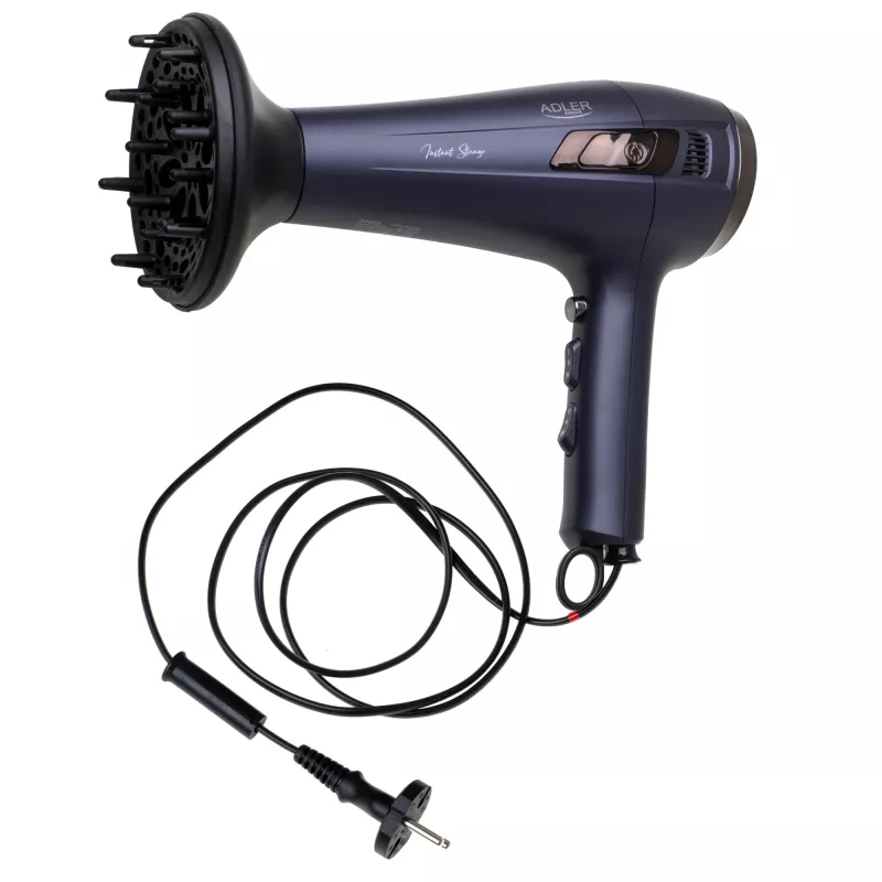 Föön kokkutõmmatava juhtmega - 2400W + Adler difuusor