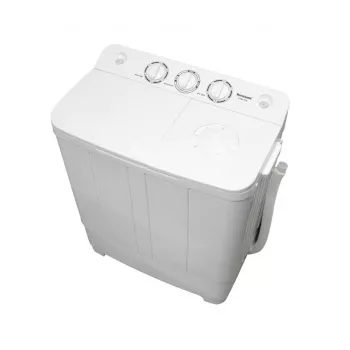 Pooleautomaatne pesumasin Ravanson XPB-700 — pealtlaetav, 4 kg mahutavus, 1400 p/min tsentrifuug, valge