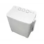 Pooleautomaatne pesumasin Ravanson XPB-700 — pealtlaetav, 4 kg mahutavus, 1400 p/min tsentrifuug, valge