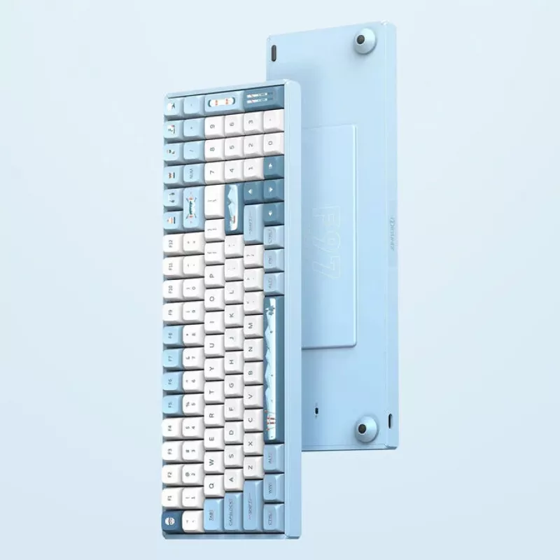 IQUNIX F97 Wintertide juhtmevaba mängu klaviatuur, RGB, MX Brown lülitid, US