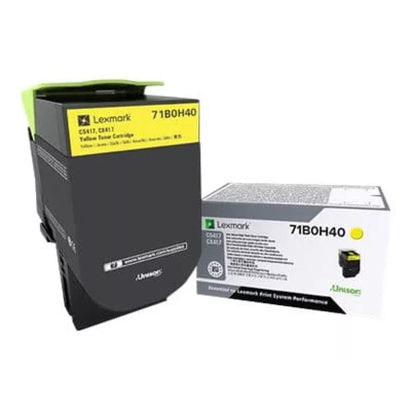 Toner Lexmark TONER REGULAR OPEN kollane CRTG 71B0H40 3000 lehekülge