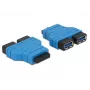USB 3.0 jaotur DeLOCK 65670 must sinine