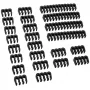 Akasa kaablisoomuse komplekt - 3 mm must kaabliklamber (Ak-MX293)