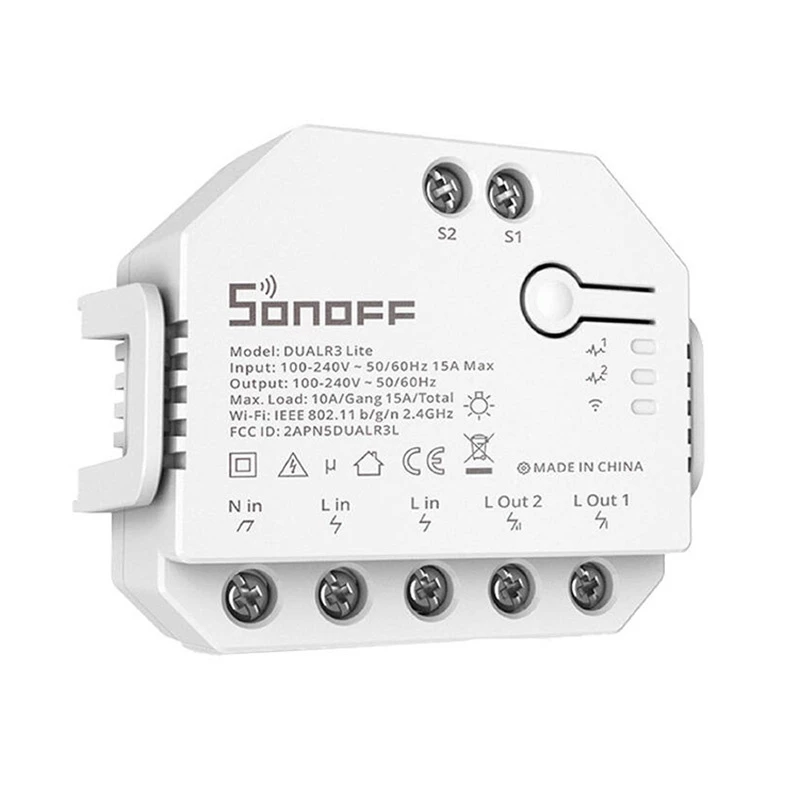 Sonoff Dual R3 Lite nutilüliti