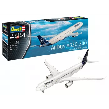 Plastikmudellennuk REVELL Airbus A330-300 Lufthansa mõõtkavas 1:144
