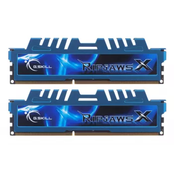 G.Skill 16GB Ripjaws X kahe kanaliga mälukomplekt – sinine (2x 8GB, DDR3 1600MHz, 1,5 V, F3-1600C9D-16GXM, XMP valmis)