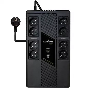 Katkematu toiteallikas TECNOWARE Era Plus Strip 1000, liin-interaktiivne 1 kVA / 700 W, 8 tüüp F pistikupesa, VRLA aku, 4,4 kg