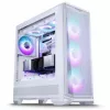 PHANTEKS Eclipse G400A PC-korpus + Glacier M25 Gen2 AiO-vedelikjahutus - Valge