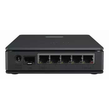 Ruuter MikroTik hAP ax S — kaheribaline 2,4/5 GHz, 1800 Mbit/s, 5x Ethernet (sh 2,5G), PoE, must