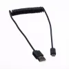 ROLINE USB 2.0 keerdkaabel - A - Micro B - ST/ST 1,0 m - Varjestatud - USB 2.0 Type Micro B - 1 mm - keerd (11.02.8317)