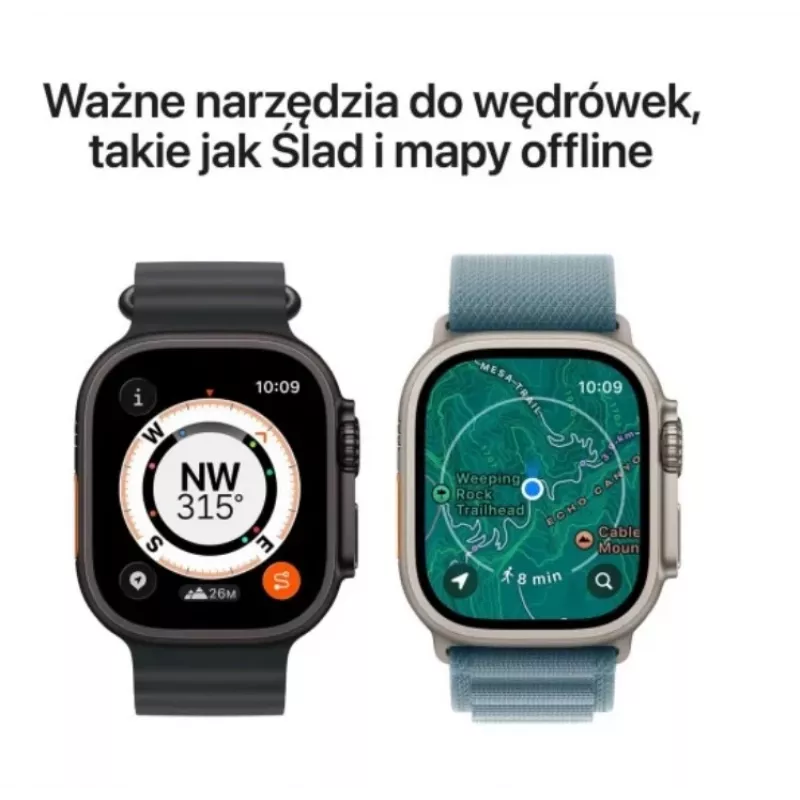 Apple Watch Ultra 3 GPS + Cellular 49mm musta titaanist korpusega ja musta Alpine Loop Medium käepaelaga