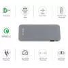 Kaasaskantav akupank Tellur QC 3.0 kiirlaadimine, 5000 mAh