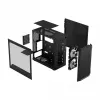 Fractal Design Focus 2 RGB karastatud klaasiga keskmine torn ATX arvutikorpus - must