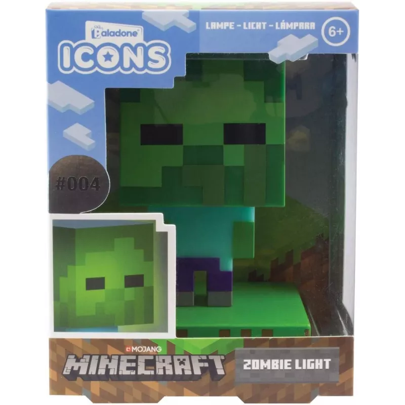 Table lamp Paladone Light Paladone Minecraft Zombie Light PP6592MCFV4 LED