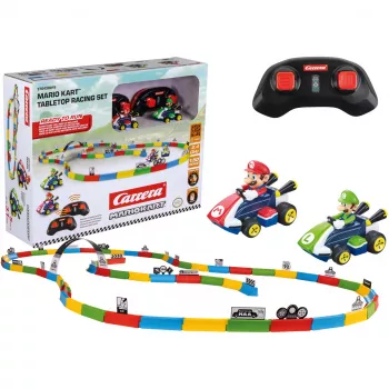 CARRERA RC lauavõistlus Mario komplekt 370430015 – 2.4 GHz laua peal RC Mario & Luigi