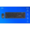 Savio KB-03 klaviatuur ja hiir komplekt kodu/kontori jaoks, USB, QWERTY, USA inglise, must