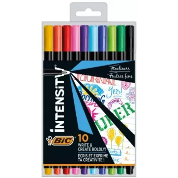 BIC Fineliners INTENSITY FINE BCL mitmevärviline, 10 värvi komplekt CEL1011727