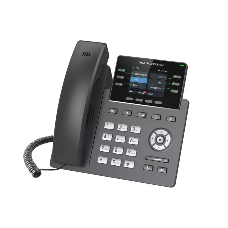 IP-telefon Grandstream GRP2613W Must 4 liini TFT 2,4 tolli