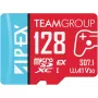 Team group microSDXC-kaart APEX SD7.1 128GB (MicroSD Express, punane/sinine)