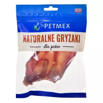 Koerte närimiskont PETMEX Sealiha Kõrv 40 g — looduslik sealiha kõrva hambahooldusmaius keskmistele ja suurtele koertele