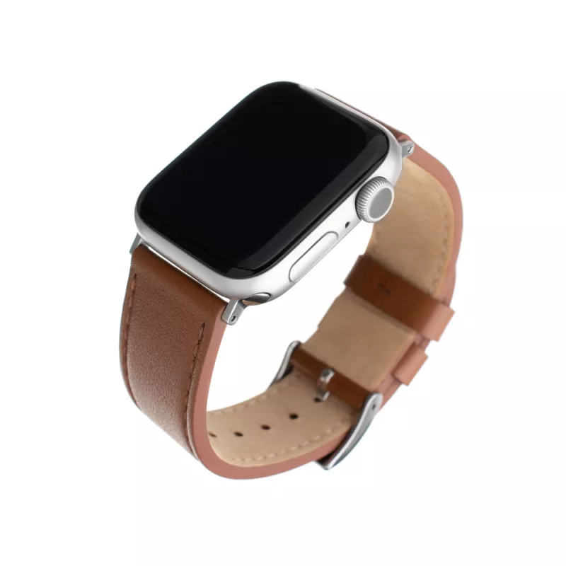 Nahast kellarihm FIXED FIXLST-434-BRW Apple Watchile 42/44/45/46/49 mm — pruun