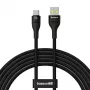Baseus Flash 2 USB A to USB C kiirlaadimiskaabel 2 m 100 W Must