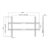 TV-kinnitus LogiLink BP0038 177,8 cm (70 tolli) Must roostevaba teras