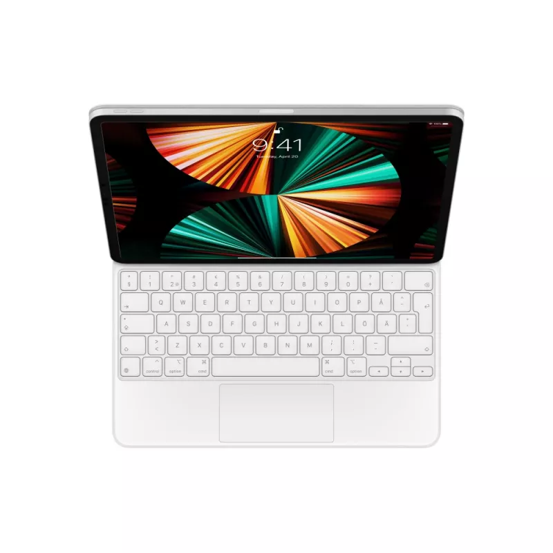 Mobiilseadme klaviatuur Apple MJQL3S/A QWERTY rootsi valge