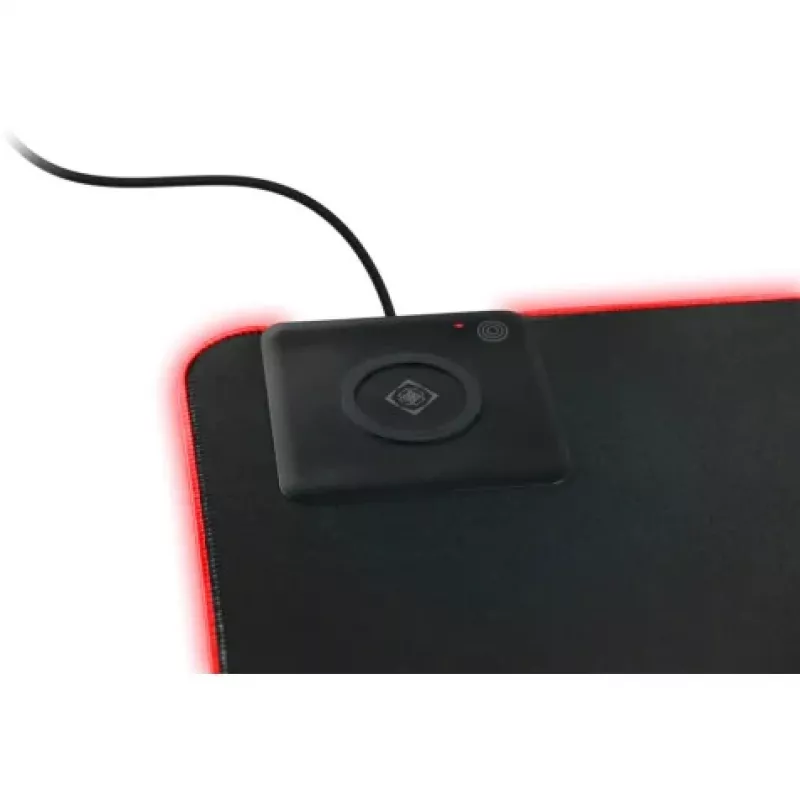 Deltaco GAM-092 - Must - Ühevärviline - Neopreen - USB - Mänguhiirematt