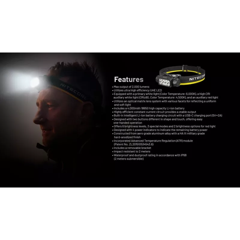 Nitecore HC65 UHE Peaots