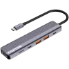 USB USB-C jaotur CANYON DS-17 — HDMI, USB 3.2 Gen 1 A, USB-C, MicroSD, 10000 Mbit/s, hall