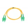 Extralink Patch Cord SC/APC-SC/APC, ühemoodiline, dupleks, G657A, 3mm, 2m