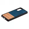 Telefonikott man and wood Galaxy S20 denim must